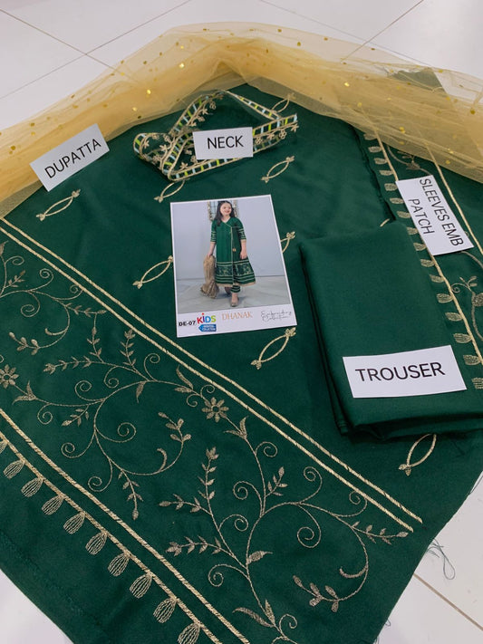 Maria B Kids Winter Collection – 3 Piece Dhanak Suit