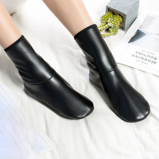 Leather Socks – Warm & Wudu-Friendly (Universal Size)