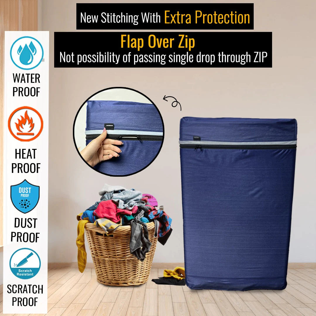 100% Waterproof Top Loaded Washing Machine Cover-Extra Protection (All Colors)