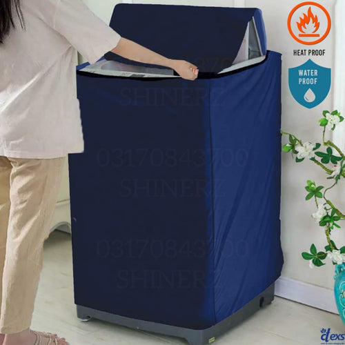 Blue Color 100% Waterproof Top Loaded Washing Machine Cover