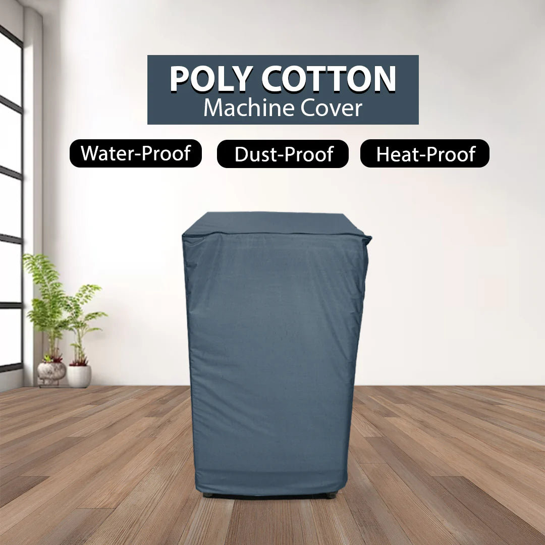 Grey Color 100% Waterproof Top Loaded Washing Machine Cover