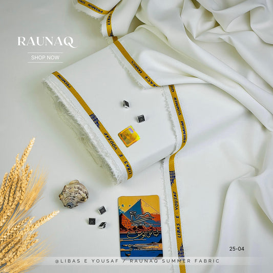 RAUNAQ  by Libas-E-Yousaf Premium Unstitched Four Seasons Fabric