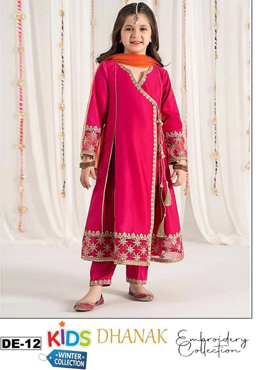 Maria B Kids Winter Collection – 3 Piece Dhanak Suit