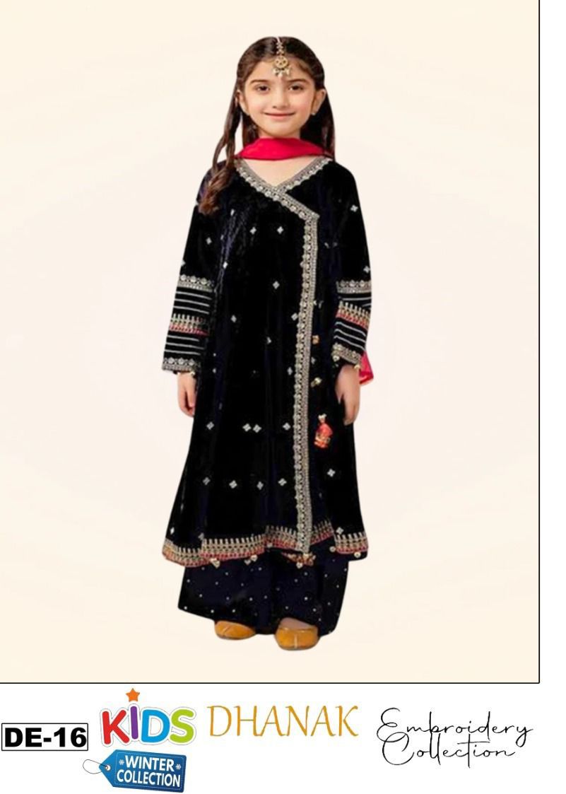 Maria B Kids Winter Collection – 3 Piece Dhanak Suit