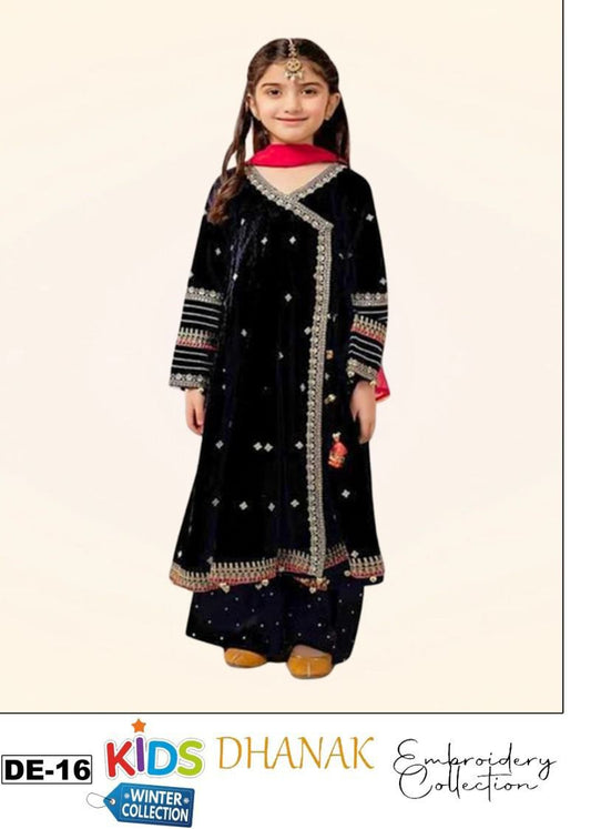 Maria B Kids Winter Collection – 3 Piece Dhanak Suit