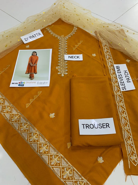 Maria B Kids Winter Collection – 3 Piece Dhanak Suit