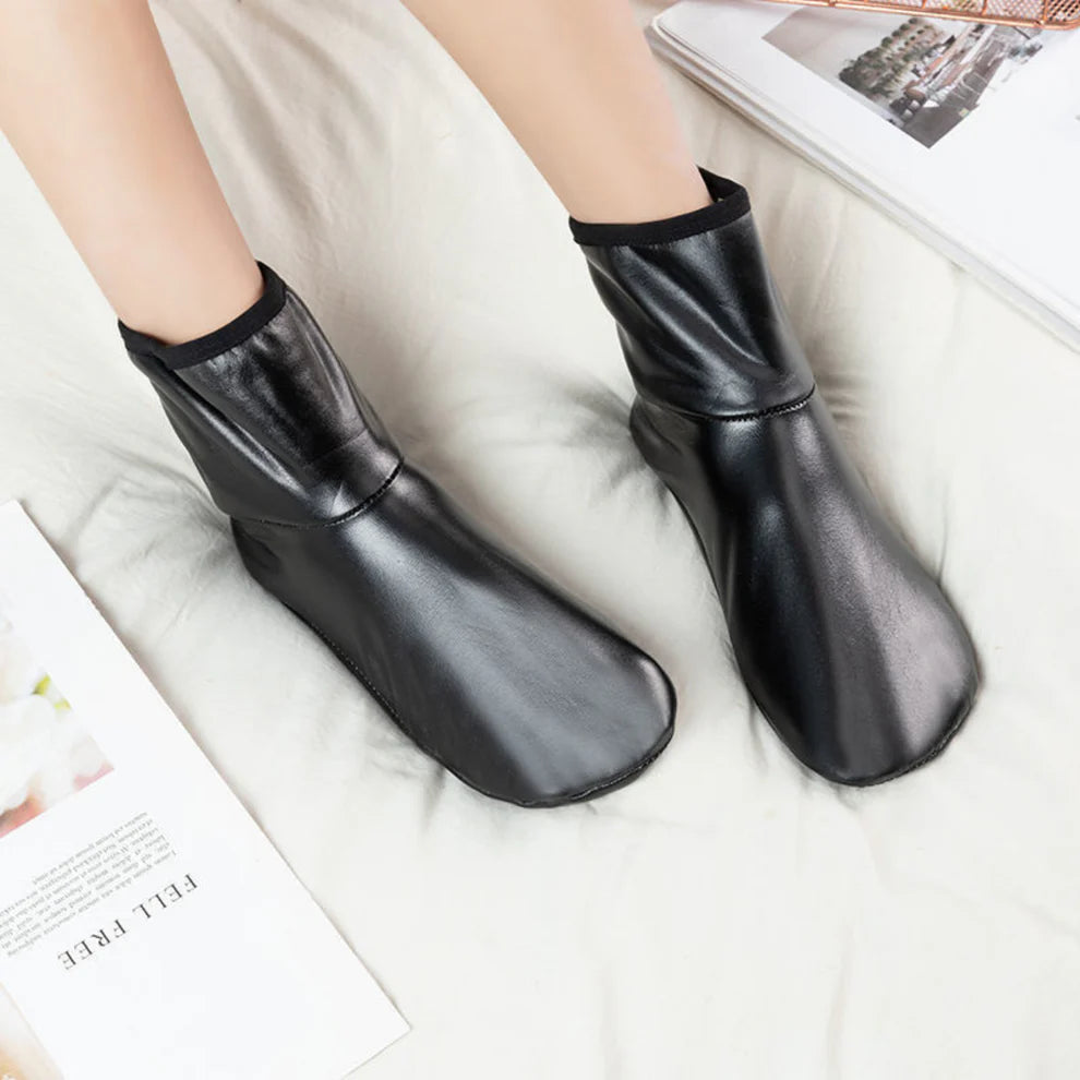 Leather Socks – Warm & Wudu-Friendly (Universal Size)