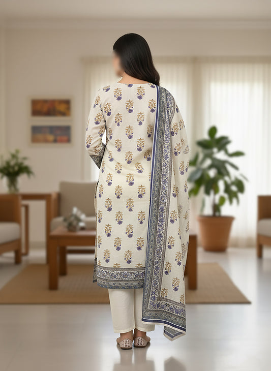 ZARA ROBE Shamray Embroidered 3-Piece Suit