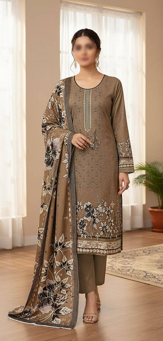 ZARA ROBE Shamray Embroidered 3-Piece Suit