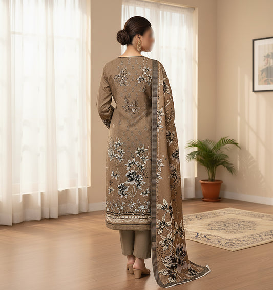 ZARA ROBE Shamray Embroidered 3-Piece Suit