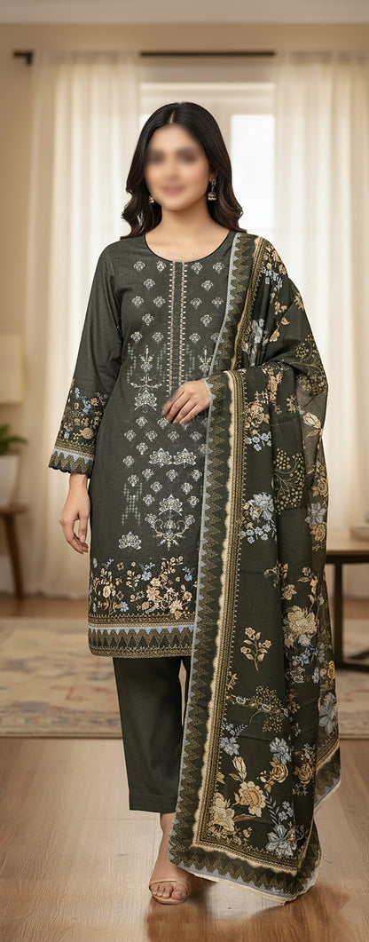 ZARA ROBE Shamray Embroidered 3-Piece Suit