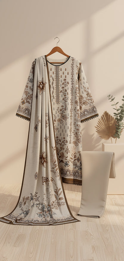 ZARA ROBE Shamray Embroidered 3-Piece Suit