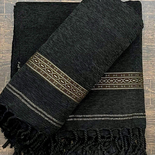 J. Men’s Premium Velvet Shawl – Elegant Winter Wear