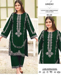 Embroidered 2Pc Lawn Unstitched Summer Dress
