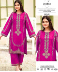 Embroidered 2Pc Lawn Unstitched Summer Dress