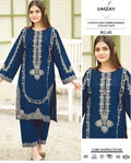 Embroidered 2Pc Lawn Unstitched Summer Dress