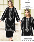 Embroidered 2Pc Lawn Unstitched Summer Dress