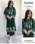 Embroidered 2Pc Lawn Unstitched Summer Dress