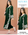 Embroidered 2Pc Lawn Unstitched Summer Dress