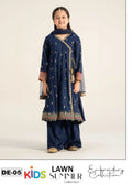 Kids Summer 3Pc Embroidered Lawn Dress – Soft & Comfortable